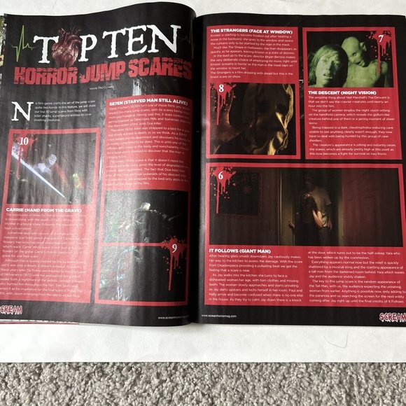 Scream Mag May 2023-Evil Dead-Omen-Renfield-Deathship-Scream-Swamp Thing - Picture 6 of 9